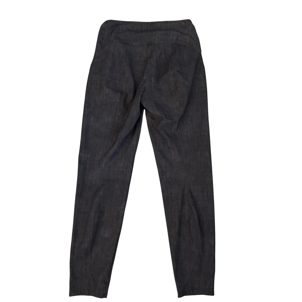 Lululemon City Sleek Pant Womens 8 Dark Indigo Excellent Warpstreme 7/8 Length - Picture 2 of 5